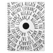 Desejos de Natal - Amor Fé Esperança Notizblock (Vorderseite)