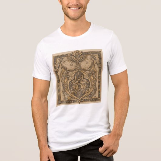 Desenho medieval Tri-Blend shirt (Vorderseite)
