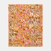 Desenho no estilo tijolos com tom de brilho fleecedecke (Vorderseite)