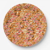 Desenho no estilo tijolos com tom de brilho pappteller (Vorderseite)