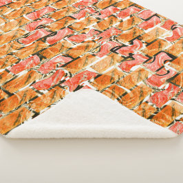 Desenho no estilo tijolos com tom de brilho sherpadecke