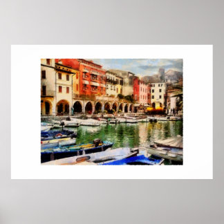 Desenzano - alter Hafen Poster