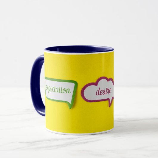 Deseo, creencia y expectativa tasse (Vorderseite Links)