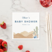 desert baby shower  serviette (Beispiel)