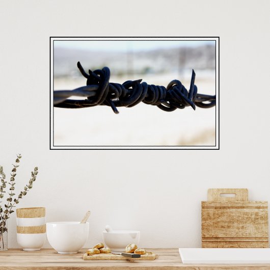 Desert Barbed Wire Poster (Küche)