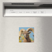 Desert Bighorn Ram Magnet (In Situ (Geschirrspüler))
