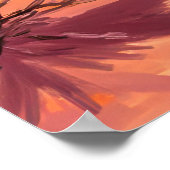 Desert Bird Southwestern Landscape Wall Art Poster (Ecke)