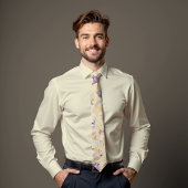 Desert Bloom Abstrakt Art Krawatte