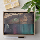 Desert Bloom Awakening – Surreal Rose Fantasy  Seidenpapier (Geschenk)