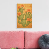 Desert Bloom - Cactus Boho Leinwand Art (Insitu (Wohnzimmer))