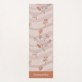 Desert Bloom Dusty Rose Minimalist Yogamatte (Vorderseite)