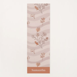 Desert Bloom Dusty Rose Minimalist Yogamatte