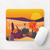 Desert Bloom Fantasy Mousepad (Mit Mouse)