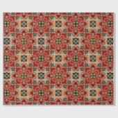 Desert Bloom geometrisch Geschenkpapier (Flach)