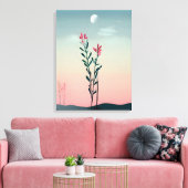 Desert Bloom Leinwanddruck (Insitu (Wohnzimmer))