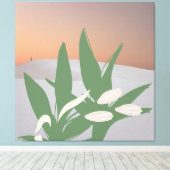 Desert Bloom Leinwanddruck (Insitu (Holzboden))