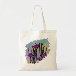 Desert Bloom Paint Splatter Tote Bag Tragetasche