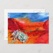 Desert Bloom Postkarte (Vorne/Hinten)