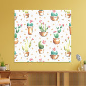 Desert Bloom Step | Blossom Muster Leinwanddruck (Insitu (Wohnzimmer))