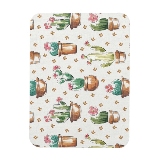 Desert Bloom Step | Blossom Muster Magnet (Vertikal)