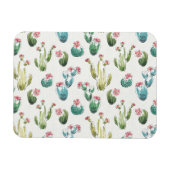 Desert Bloom Step | Rosa Muster Magnet (Horizontal)