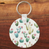 Desert Bloom Step | Rosa Muster Schlüsselanhänger (Vorderseite)
