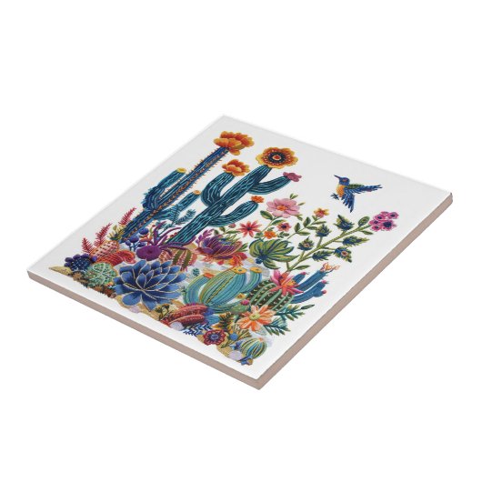 Desert Blooms Blossom Oasis Fliese (Seite)