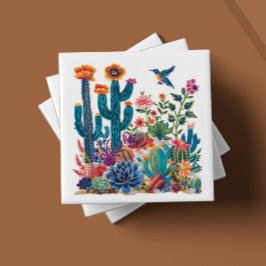 Desert Blooms Blossom Oasis Fliese