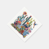 Desert Blooms Floral Symphony Serviette (Ecke)