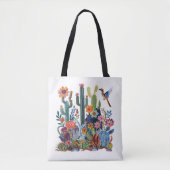 Desert Blooms Floral Symphony Tasche (Vorderseite)