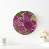 Desert Blooms Große Wanduhr (Zuhause)