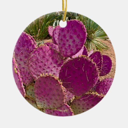 Desert Blooms Keramik Ornament (Vorne)