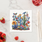 Desert Blooms Saguaro Serenade Serviette (Beispiel)