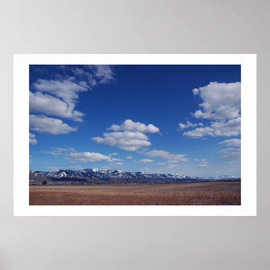 Desert Blue Poster (Vorne)