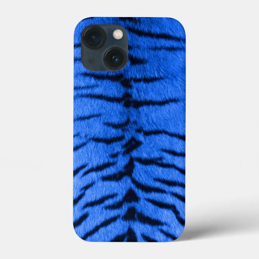 Desert Blue Tiger Skin Print Case-Mate iPhone Hülle (Rückseite)