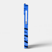 Desert Blue Tiger Skin Print Case-Mate iPhone Hülle (Rückseite / Links)