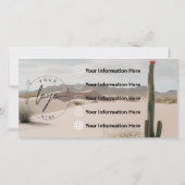 Desert | Boho | ästhetisch | Geschenkgutschein (Rückseite)