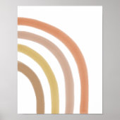 Desert Boho Half Rainbow Poster (Vorne)