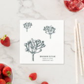 Desert Boho Joshua Tree Familienname Serviette (Beispiel)