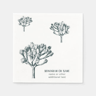 Desert Boho Joshua Tree Familienname Serviette