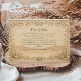 Desert Botanical Birthday Dankeskarte