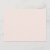 DESERT CACTI FOLIAGE WATERCOLOR WEDING RECEPTION BEGLEITKARTE (Rückseite)