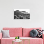 Desert Cacti Jumping Cholla B&W Foto Art Prints Leinwanddruck (Insitu (Wohnzimmer))