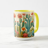 Desert Cacti Tasse (VorderseiteRechts)