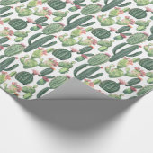 Desert Cacti | Wüstenthema Geschenkpapier (Ecke)