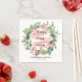 Desert Cactus Bloom | Happy Ever After Serviette (Beispiel)