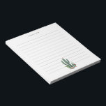 Desert Cactus Bloom | Wüstenthemenbezogen Notizblock<br><div class="desc">Ein lebendiger und farbenfroher Kakteen blüht thematische Notizblöcke für Ihre Zuhause oder Ihr Büro.</div>