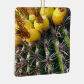 Desert Cactus Blooming Frohe Weihnachten Keramikornament (Rechts)