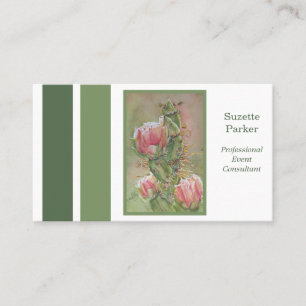 Desert Cactus Blume Event Planner Visitenkarte