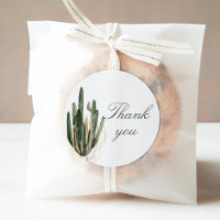 Desert Cactus danke Ihnen für den Aufkleber 1,5 Zo